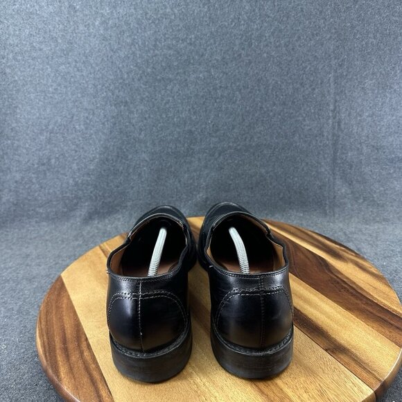 ALLEN EDMONDS Randolph shell cordovan penny loafers 14C leather shoes black main image 12